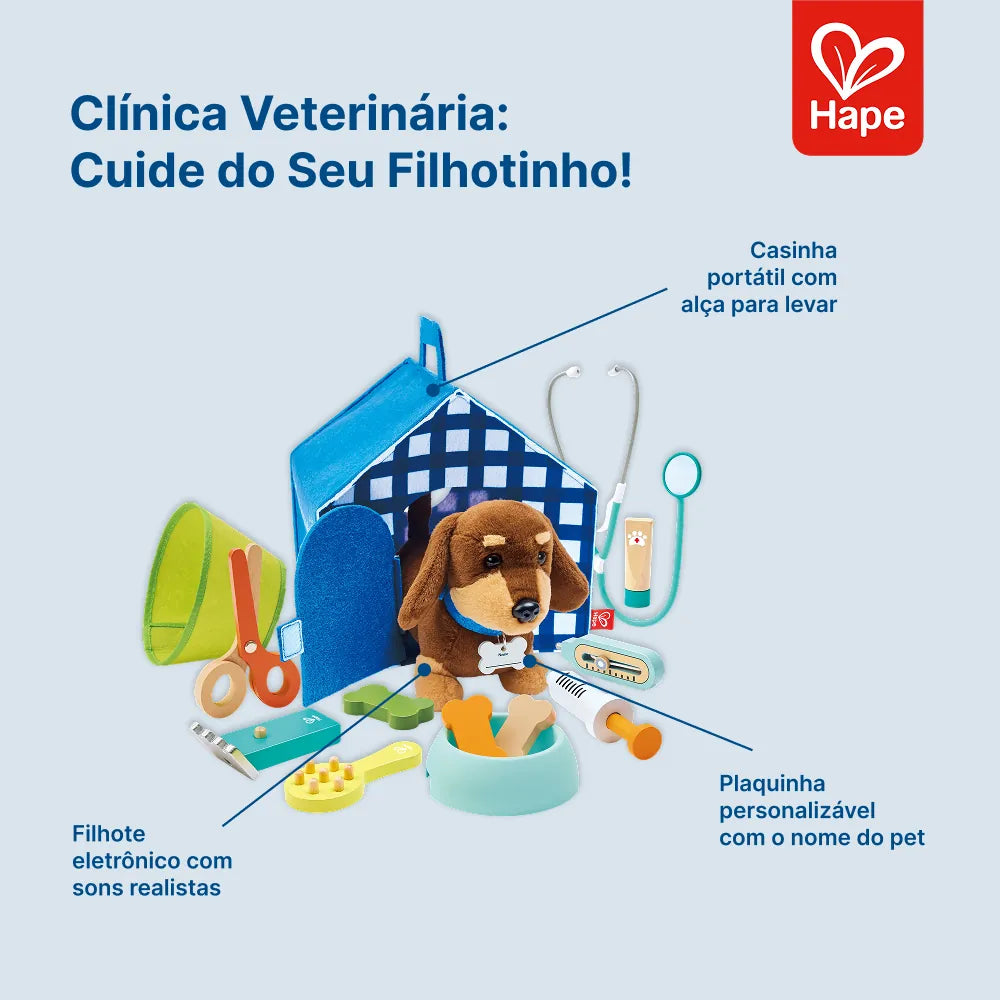 Kit Veterinário com Filhote Hape - benefícios