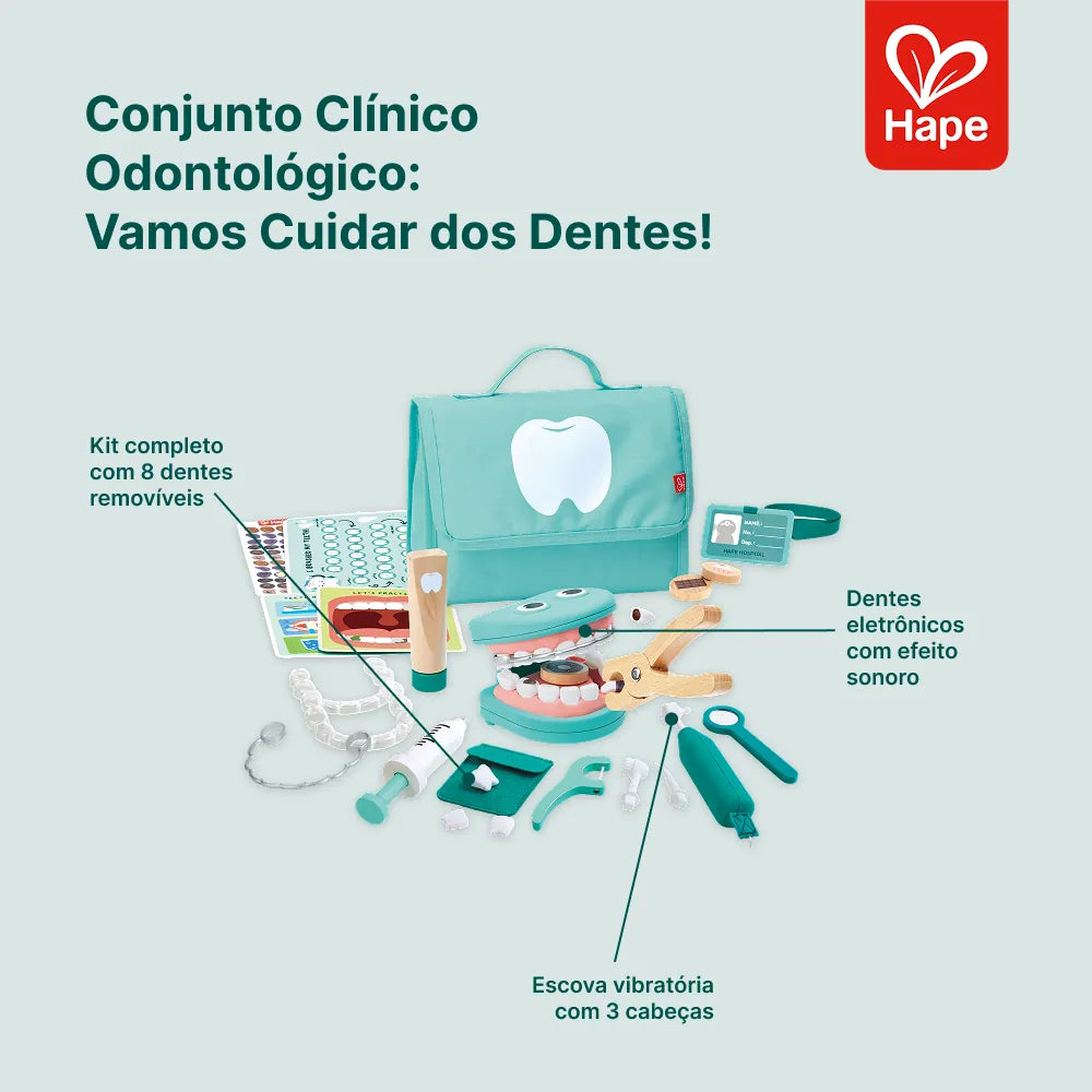 Kit Dentista Super Smile Hape - benefícios