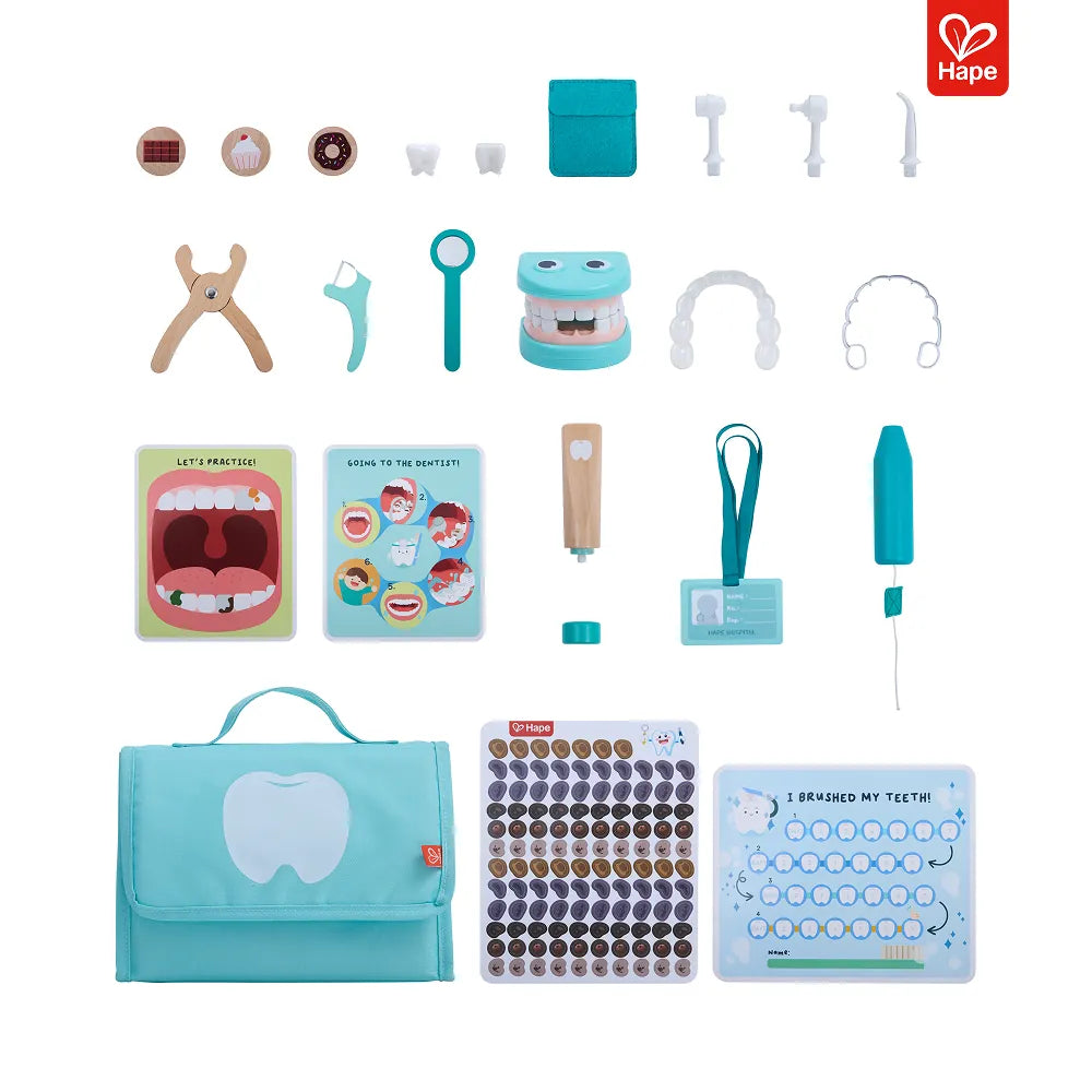 Kit Dentista Super Smile Hape - medidas