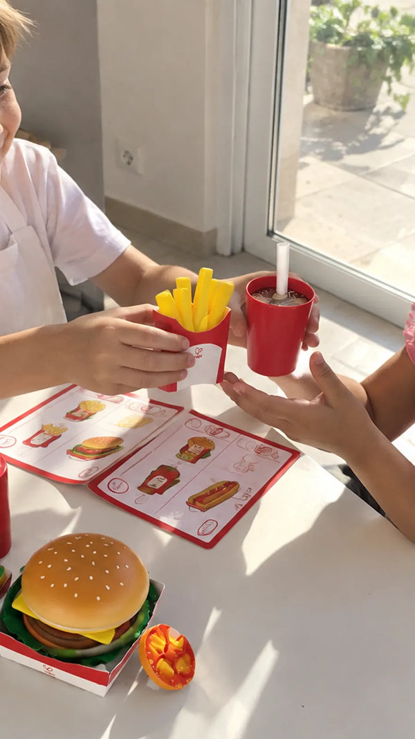Foto de cliente com o Conjunto Fast Food Hape