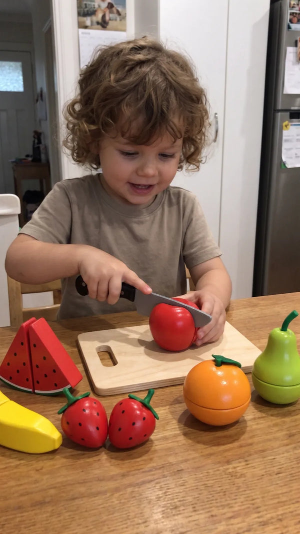 Conjunto Frutas Saudáveis Hape - foto de cliente 1