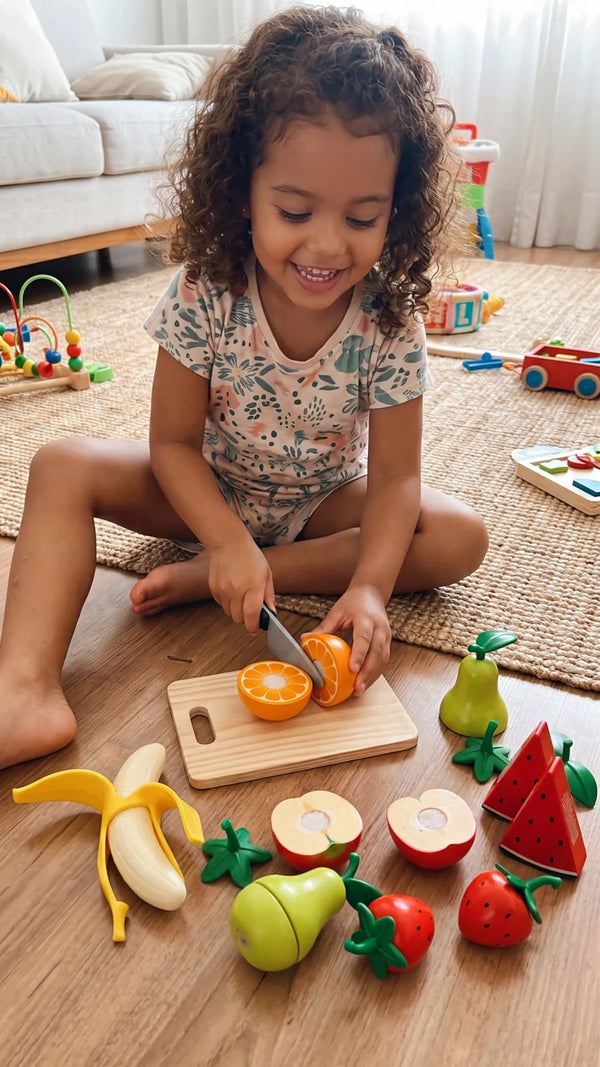 Conjunto Frutas Saudáveis Hape - foto de cliente 2