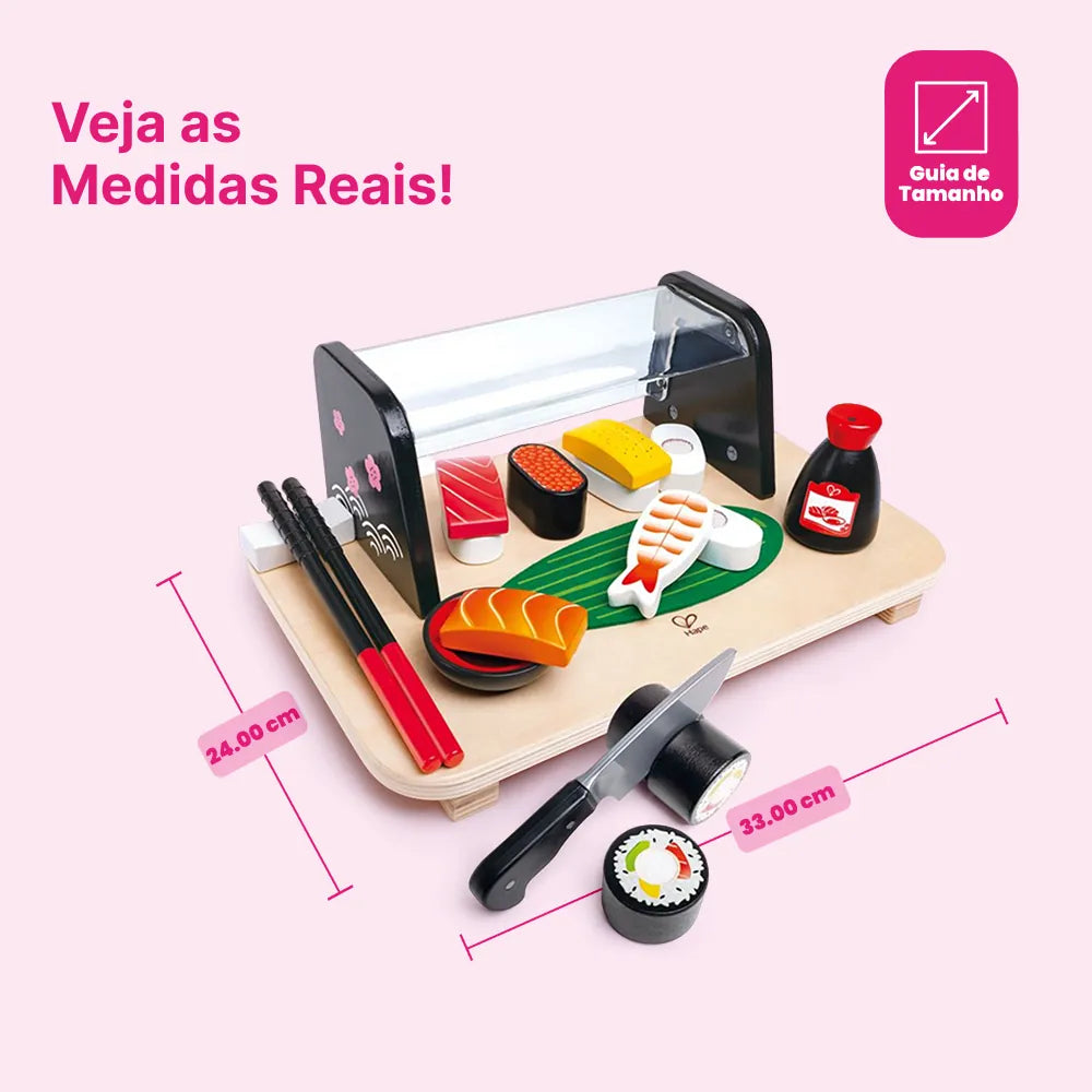 Hora do Sushi Hape E3186 medidas