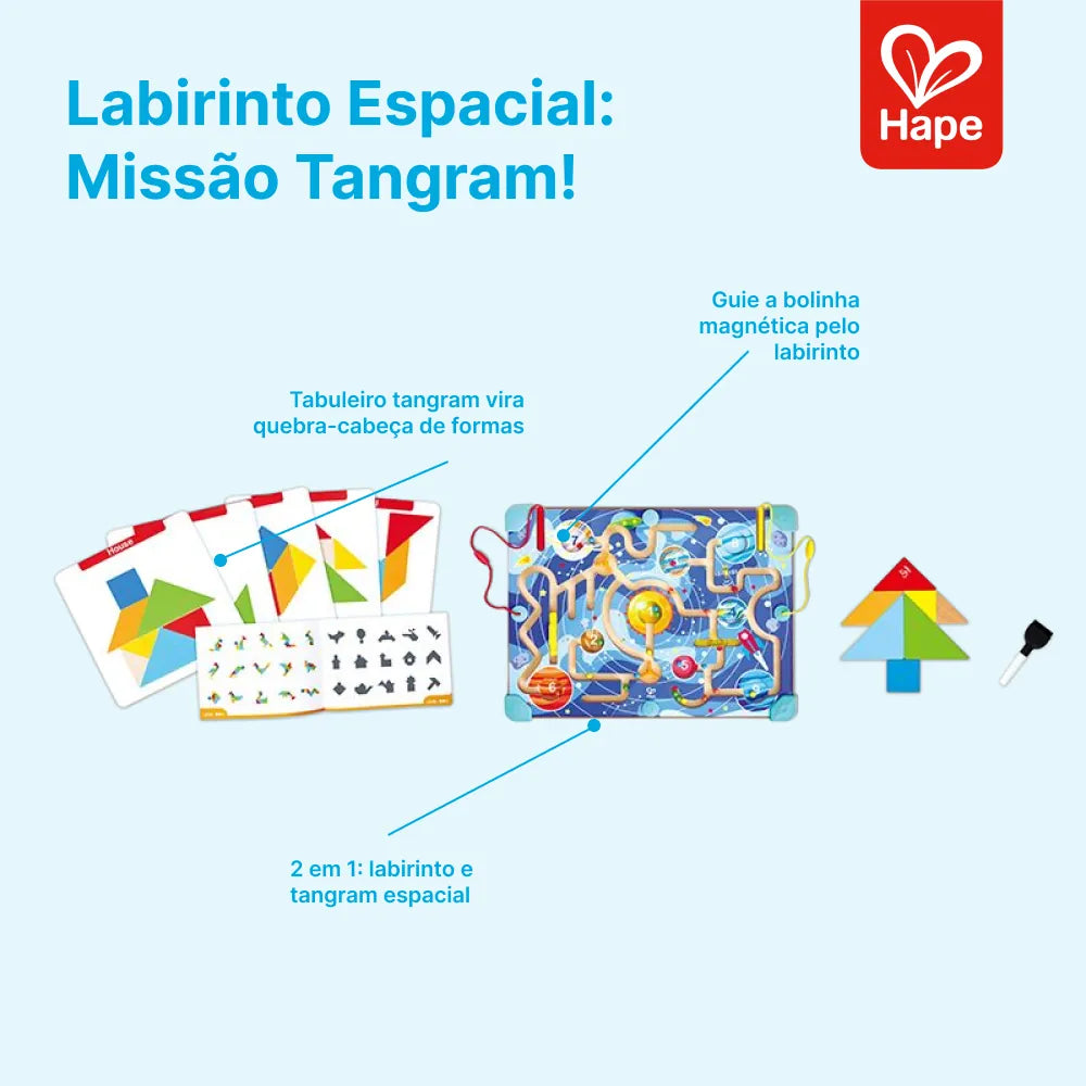 Labirinto Espacial e Tangram Hape, foto 9