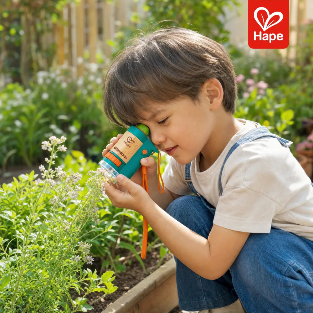 Microscópio Infantil Portátil LED 120x Hape - imagem 4
