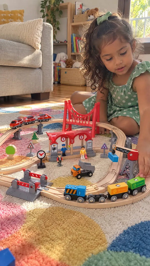Conjunto Ferroviário Cidade Movimentada Hape - foto de cliente 3