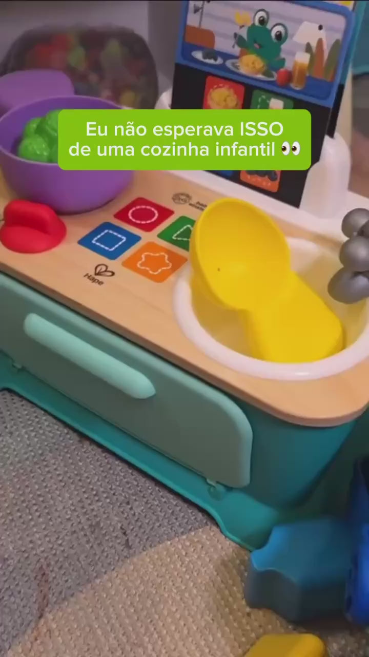 Cozinha Magic Touch Hape - vídeo