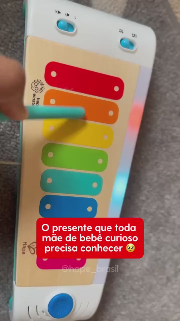 Vídeo do Xilofone Magic Touch com Luzes Guia Hape