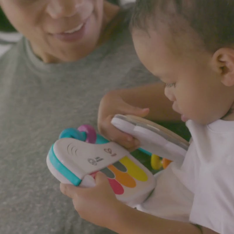 Mini Piano Brinquedos Musicais Educativos de Madeira para Crianças com Toque Mágico – Hape Baby Einstein