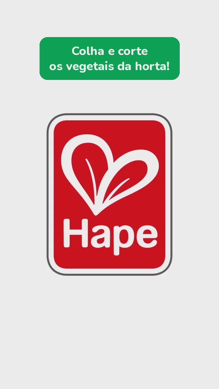Vegetais da Horta de Brinquedo com Faca para Brincar de Cozinhar 2 Anos+ | HAPE