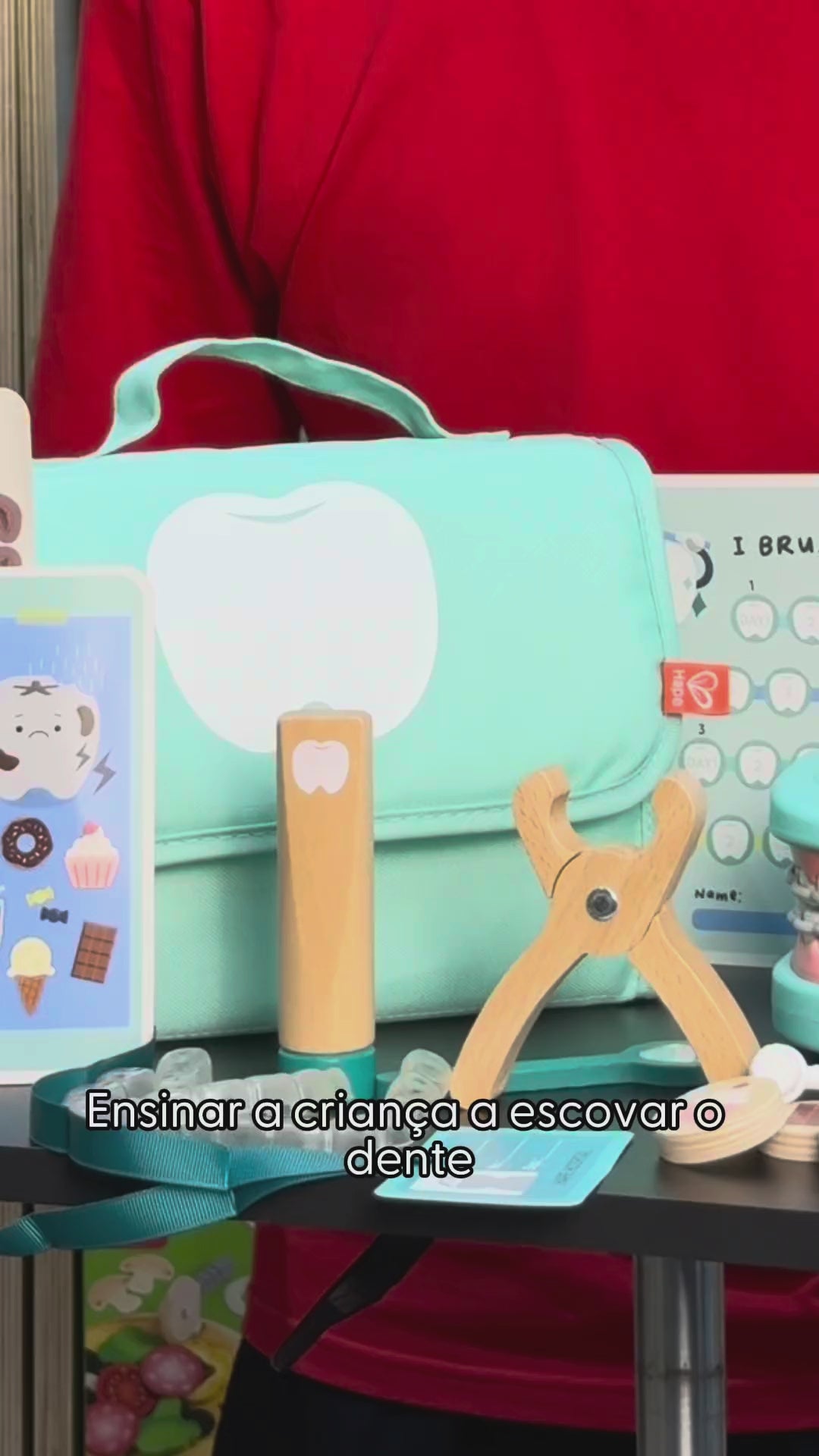 Kit Dentista Super Smile Hape - vídeo