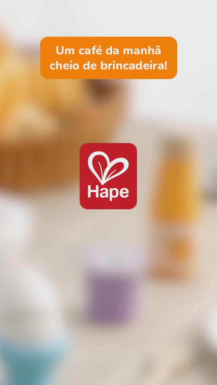 Kit Café da Manhã Infantil com Iogurte, Leite e Cereais para Faz de Conta | Hape