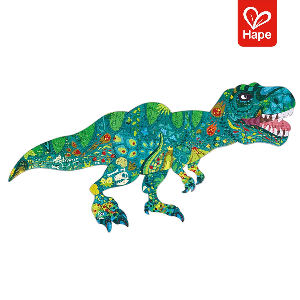 Quebra-Cabeça de Chão Dinossauro Brilhante Hape, foto 1