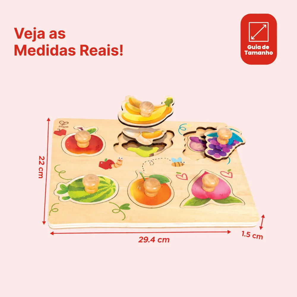 Quebra-Cabeça Frutas em Camadas Hape, foto 8