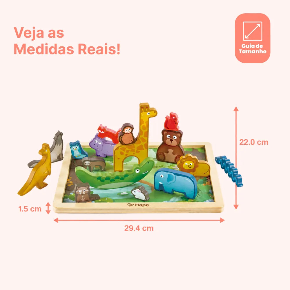 Quebra-Cabeça Reino Animal Hape, foto 8