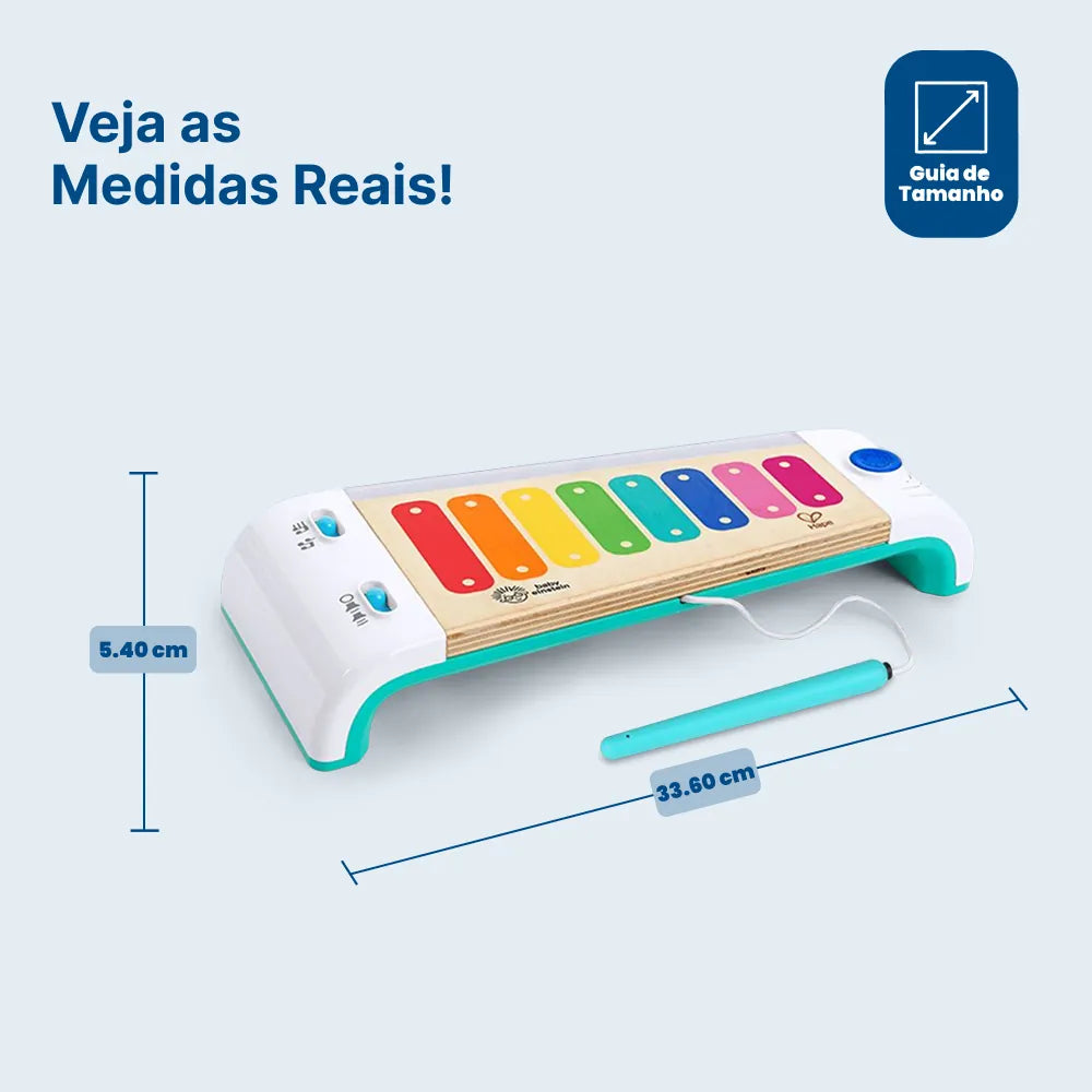 Xilofone Magic Touch Hape 800858 medidas