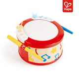 Tambor Infantil com Luzes, 6 Ritmos e 5 Músicas 1 Ano+ | HAPE