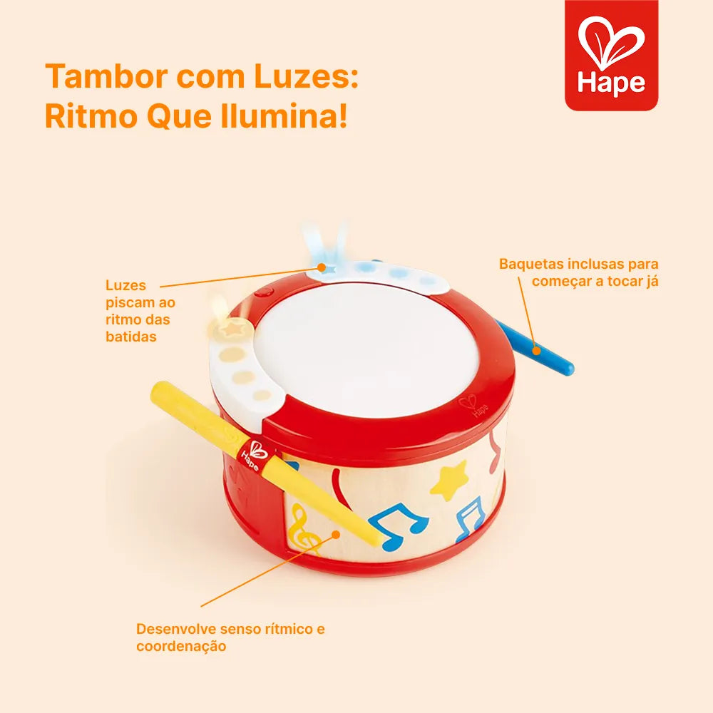 Tambor Aprenda com Luzes Hape, foto 9