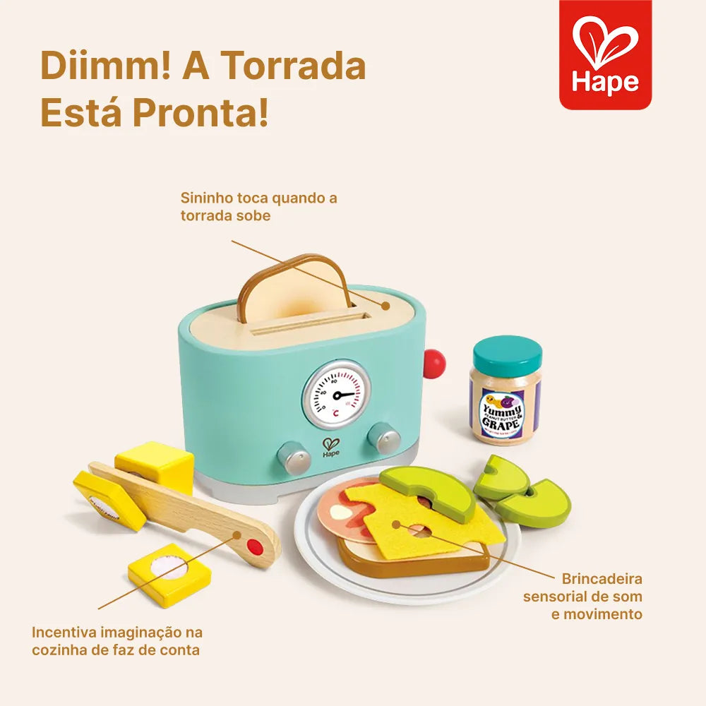 Torradeira Ding e Pop-Up Hape E3215 imagem 9